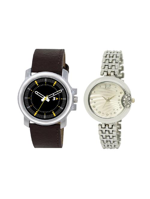 set of 2 analog couple watch (lk-44-227) - 16414538 - Very Small Image - 1