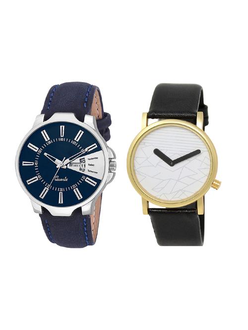 set of 2 analog watch combo(lk-23-37) - 16414548 - Very Small Image - 1