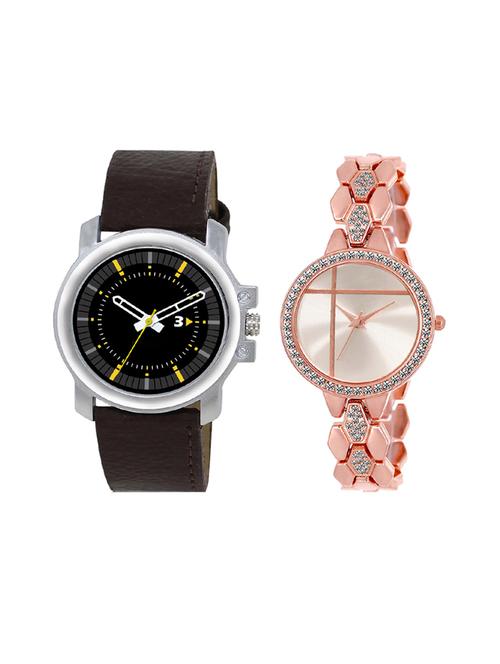 set of 2 analog couple watch (lk-44-242) - 16414569 - Very Small Image - 1