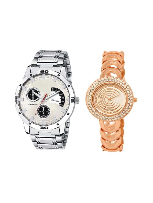 set of 2 analog couple watch (lk-101-202) - 16414593 - Very Small Image - 1