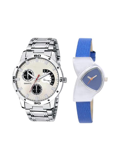 set of 2 analog couple watch (lk-101-208) - 16414605 - Very Small Image - 1