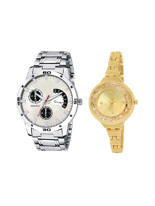 set of 2 analog couple watch (lk-101-224) - 16414630 - Very Small Image - 1