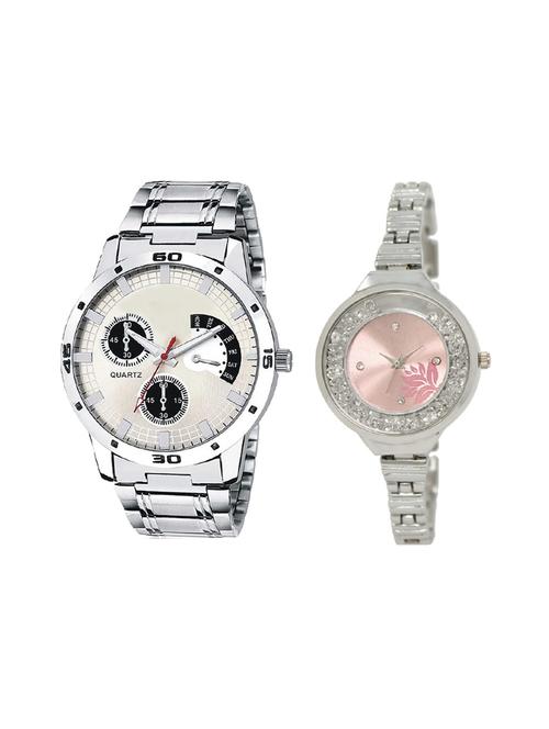 set of 2 analog couple watch (lk-101-226) - 16414635 - Very Small Image - 1