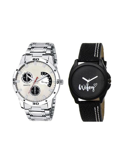 set of 2 analog couple watch (lk-101-234) - 16414651 - Very Small Image - 1