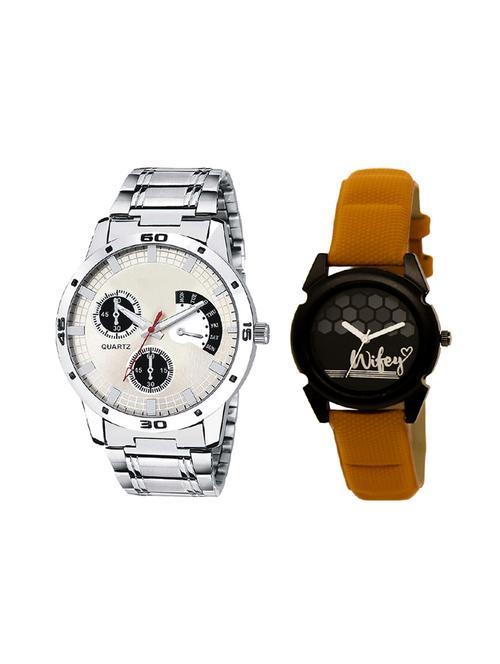 set of 2 analog couple watch (lk-101-235) - 16414653 - Very Small Image - 1