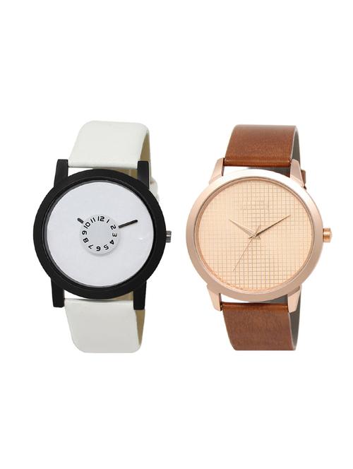 set of 2 analog watch combo(lk-26-34) - 16414666 - Very Small Image - 1