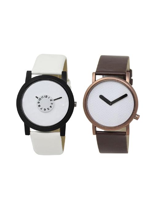 set of 2 analog watch combo(lk-26-36) - 16414669 - Very Small Image - 1