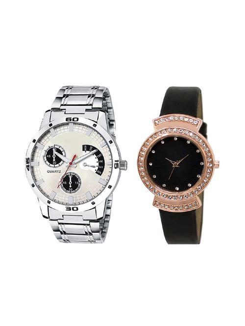 set of 2 analog couple watch (lk-101-244) - 16414671 - Very Small Image - 1