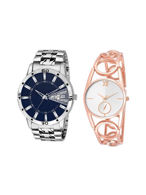 set of 2 analog couple watch (lk-102-213) - 16414712 - Very Small Image - 1