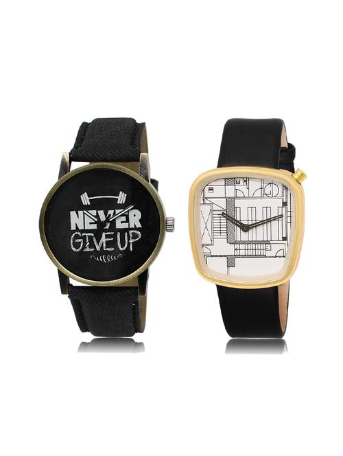 set of 2 analog watch combo(lk-27-42) - 16414716 - Very Small Image - 1
