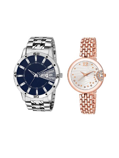 set of 2 analog couple watch (lk-102-228) - 16414735 - Very Small Image - 1