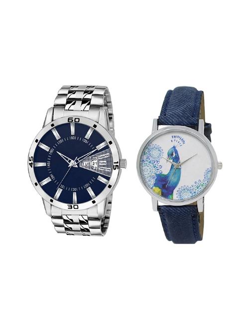 set of 2 analog couple watch (lk-102-241) - 16414760 - Very Small Image - 1