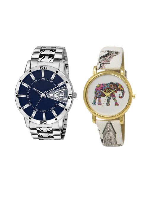 set of 2 analog couple watch (lk-102-243) - 16414767 - Very Small Image - 1