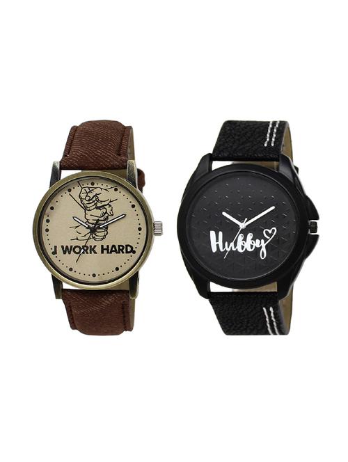 set of 2 analog watch combo(lk-29-31) - 16414770 - Very Small Image - 1