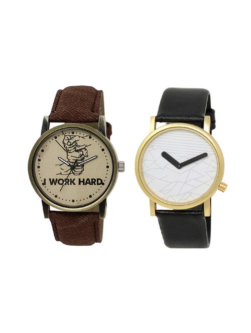 set of 2 analog watch combo(lk-29-37) - 16414780 - Very Small Image - 1