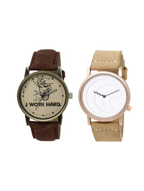 set of 2 analog watch combo(lk-29-38) - 16414782 - Very Small Image - 1