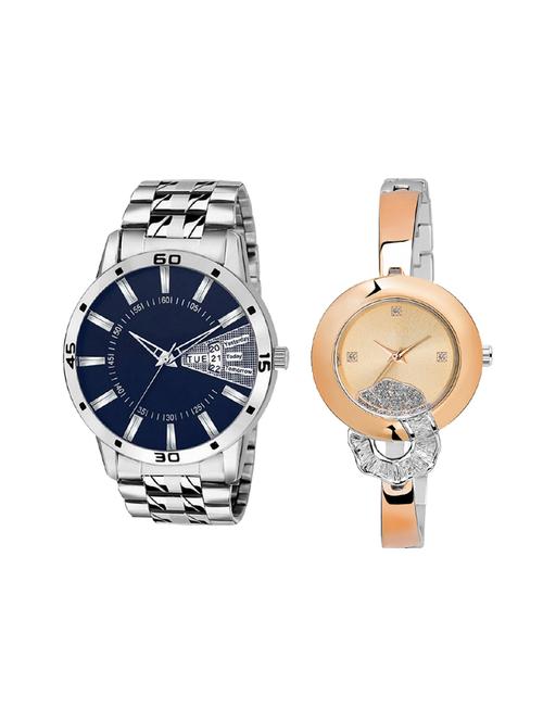 set of 2 analog couple watch (lk-102-250) - 16414783 - Very Small Image - 1