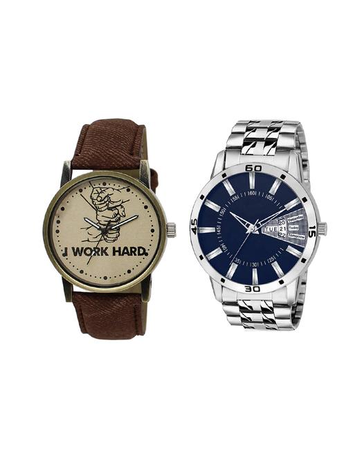 set of 2 analog watch combo(lk-29-102) - 16414794 - Very Small Image - 1