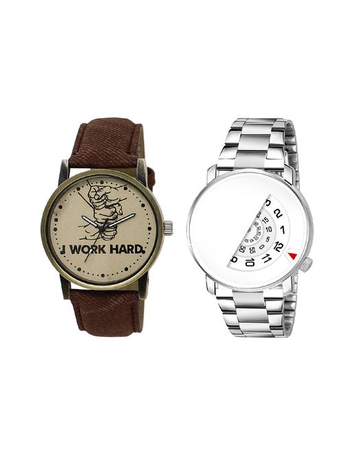 set of 2 analog watch combo(lk-29-106) - 16414801 - Very Small Image - 1