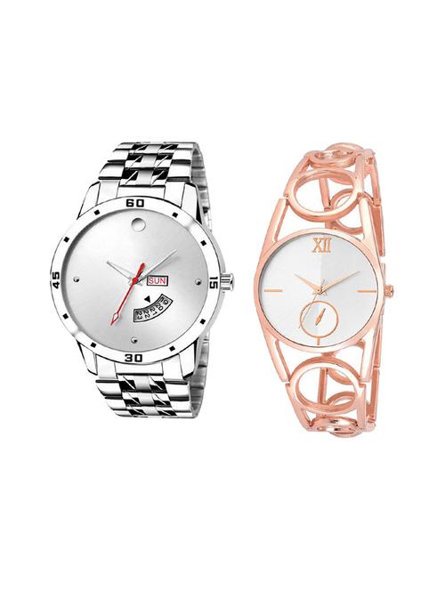 set of 2 analog couple watch (lk-103-213) - 16414809 - Very Small Image - 1