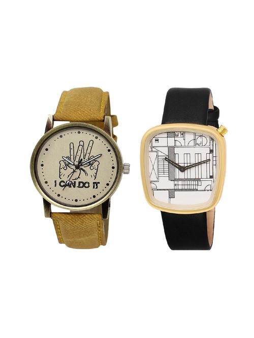set of 2 analog watch combo(lk-30-42) - 16414822 - Very Small Image - 1
