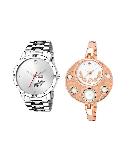 set of 2 analog couple watch (lk-103-246) - 16414866 - Very Small Image - 1