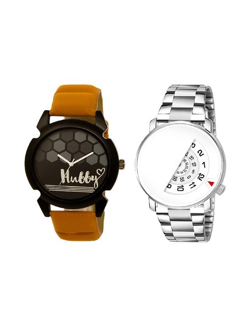 set of 2 analog watch combo(lk-32-106) - 16414899 - Very Small Image - 1