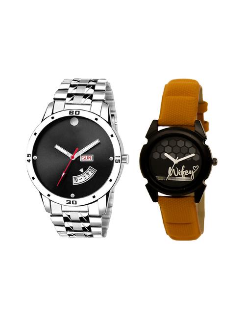 set of 2 analog couple watch (lk-104-235) - 16414939 - Very Small Image - 1