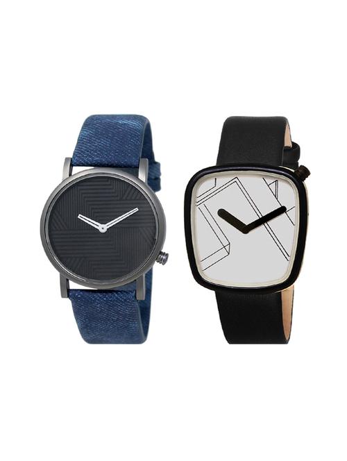 set of 2 analog watch combo(lk-35-43) - 16414968 - Very Small Image - 1