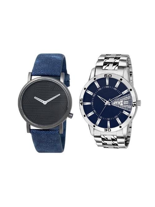 set of 2 analog watch combo(lk-35-102) - 16414972 - Very Small Image - 1
