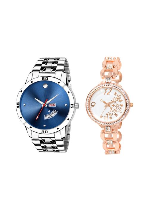 set of 2 analog couple watch (lk-105-210) - 16414992 - Very Small Image - 1