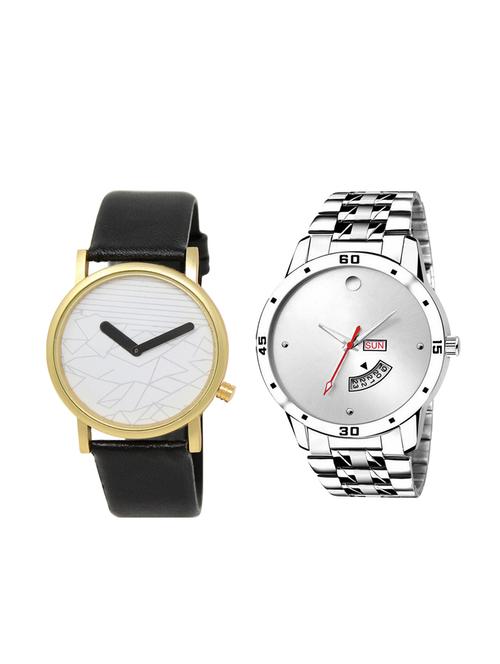 set of 2 analog watch combo(lk-37-103) - 16415019 - Very Small Image - 1