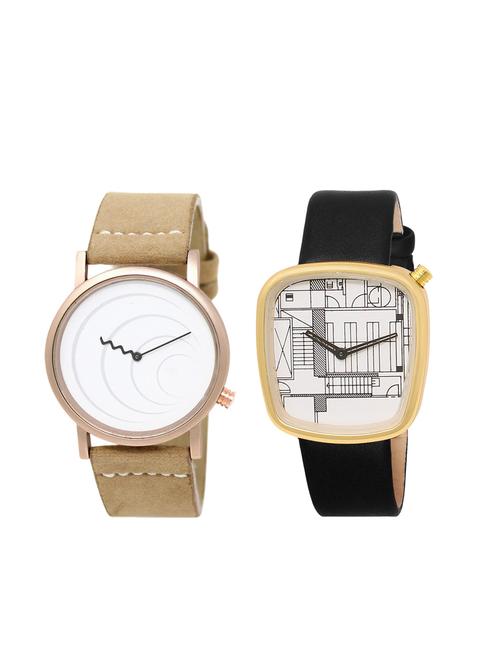set of 2 analog watch combo(lk-38-42) - 16415035 - Very Small Image - 1