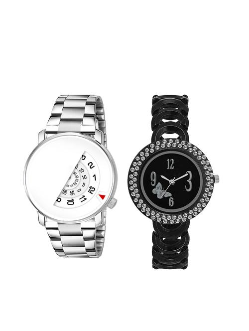 set of 2 analog couple watch (lk-106-201) - 16415063 - Very Small Image - 1