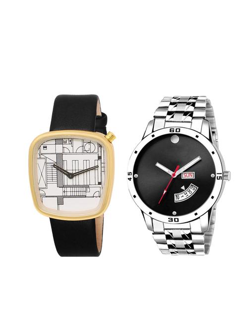 set of 2 analog watch combo(lk-42-104) - 16415104 - Very Small Image - 1