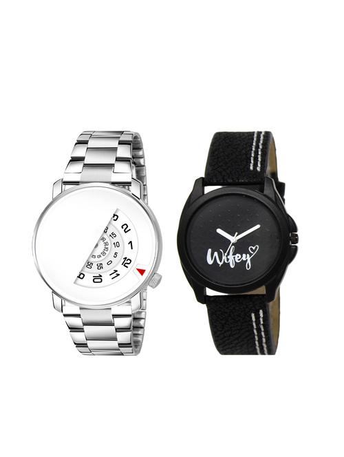 set of 2 analog couple watch (lk-106-234) - 16415107 - Very Small Image - 1