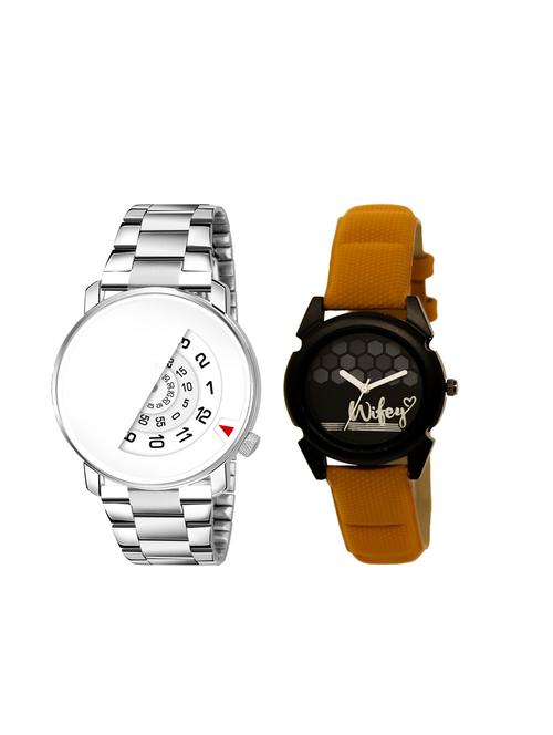 set of 2 analog couple watch (lk-106-235) - 16415109 - Very Small Image - 1