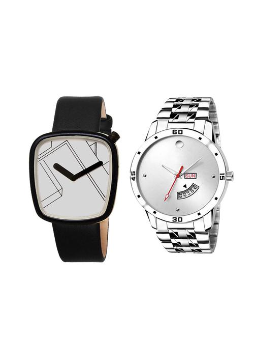 set of 2 analog watch combo(lk-43-103) - 16415117 - Very Small Image - 1