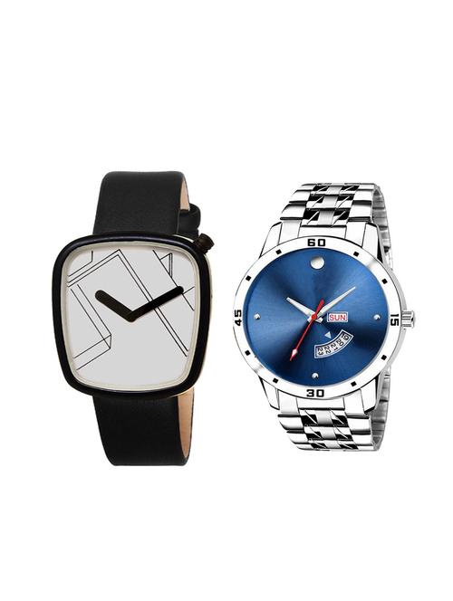 set of 2 analog watch combo(lk-43-105) - 16415121 - Very Small Image - 1