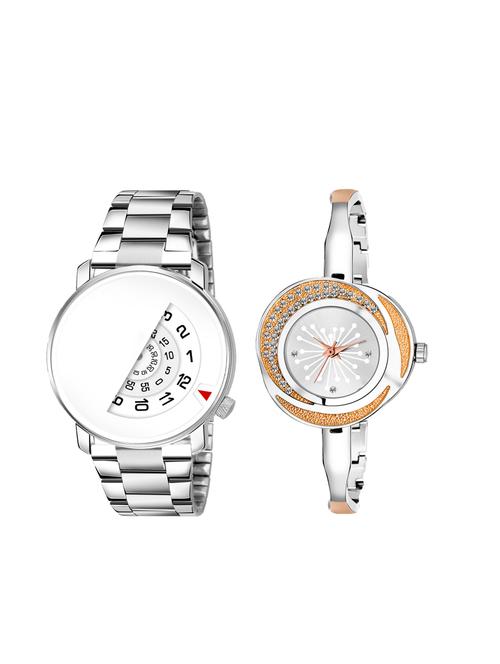 set of 2 analog couple watch (lk-106-249) - 16415134 - Very Small Image - 1