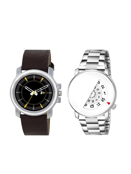 set of 2 analog watch combo(lk-44-106) - 16415137 - Very Small Image - 1
