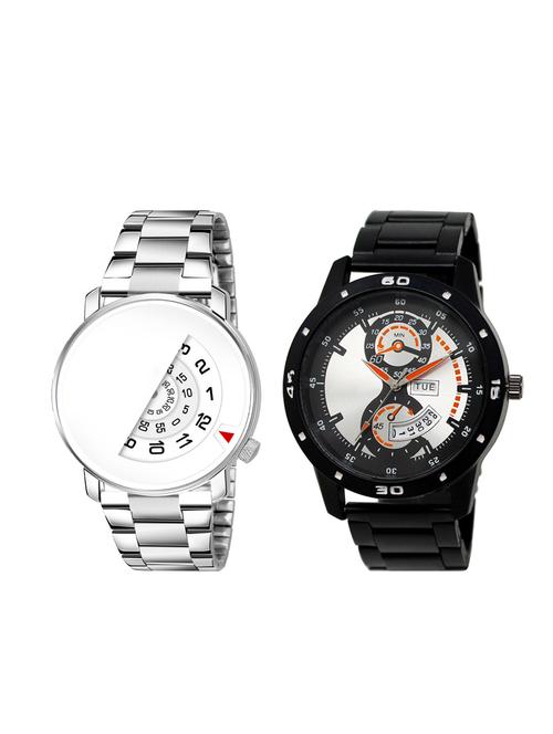 set of 2 analog watch combo(lk-106-107) - 16415178 - Very Small Image - 1