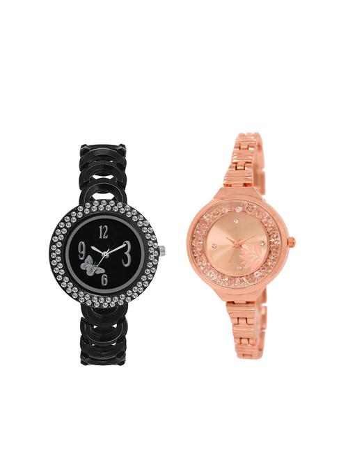 set of 2 analog watch combo(lk-201-225) - 16415217 - Very Small Image - 1