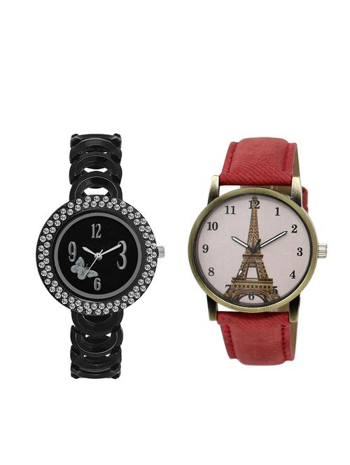 set of 2 analog watch combo(lk-201-230) - 16415222 - Very Small Image - 1