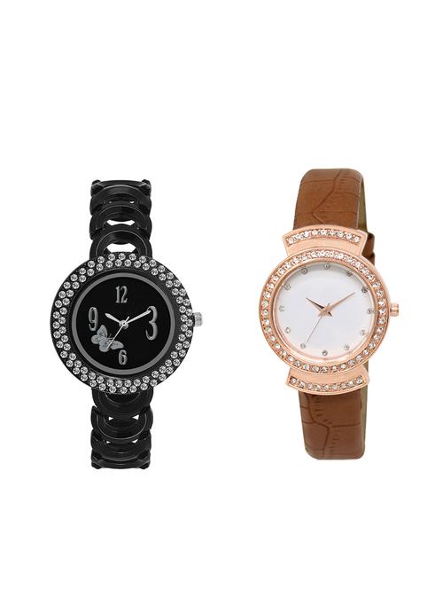 set of 2 analog watch combo(lk-201-245) - 16415235 - Very Small Image - 1