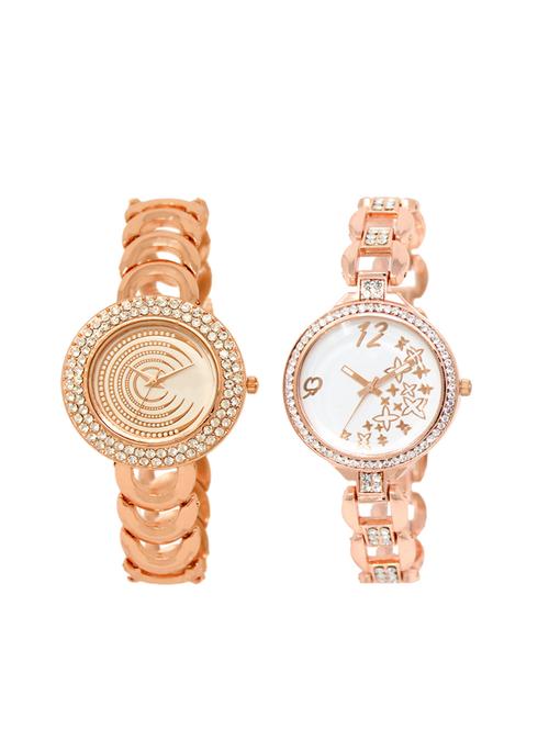set of 2 analog watch combo(lk-202-210) - 16415247 - Very Small Image - 1