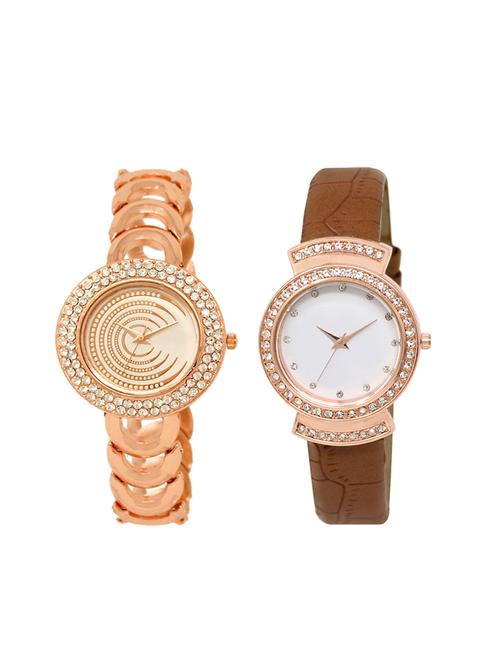 set of 2 analog watch combo(lk-202-245) - 16415274 - Very Small Image - 1