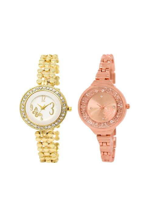 set of 2 analog watch combo(lk-203-225) - 16415294 - Very Small Image - 1
