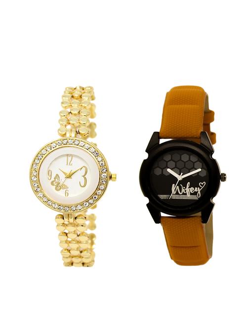 set of 2 analog watch combo(lk-203-235) - 16415303 - Very Small Image - 1
