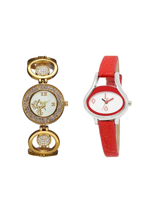 set of 2 analog watch combo(lk-204-206) - 16415318 - Very Small Image - 1